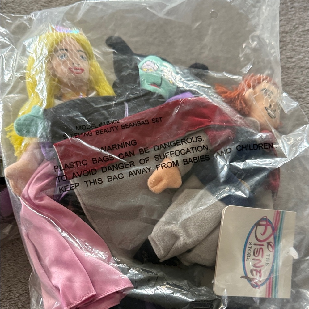 Disney Sleeping Beauty Bean bag Set